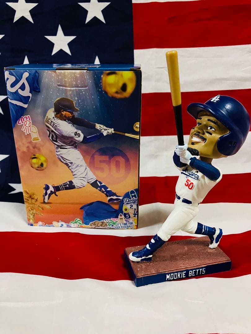 Dodgers ドジャース　Mookie Betts ベッツ　ボブルヘッド