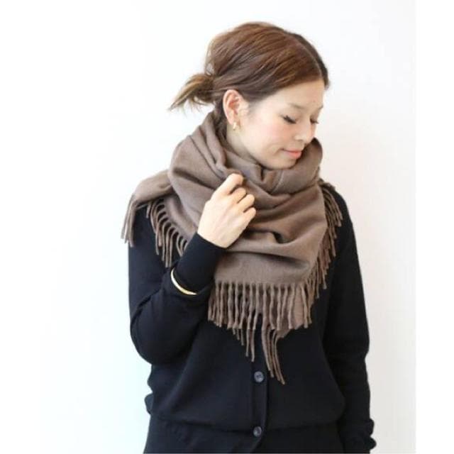 ★BEGG&CO カシミヤ ストール マフラー ブラウン 大判★