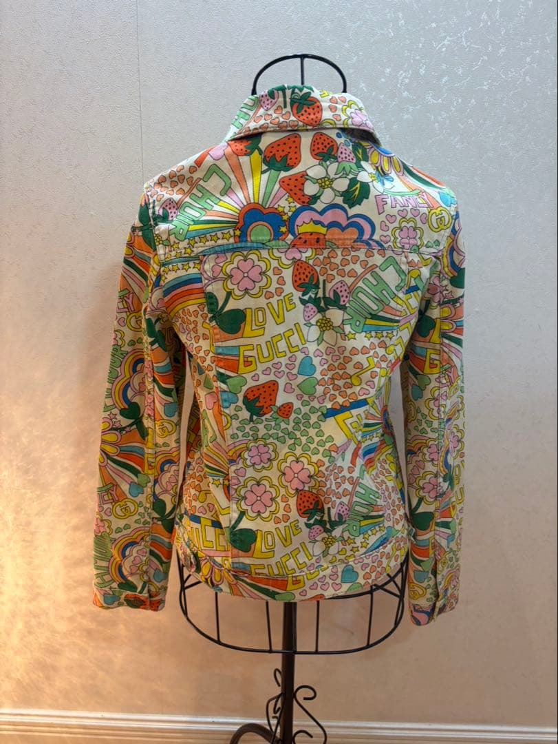 GUCCIグッチ　カラフル グラフィック　ジャケット