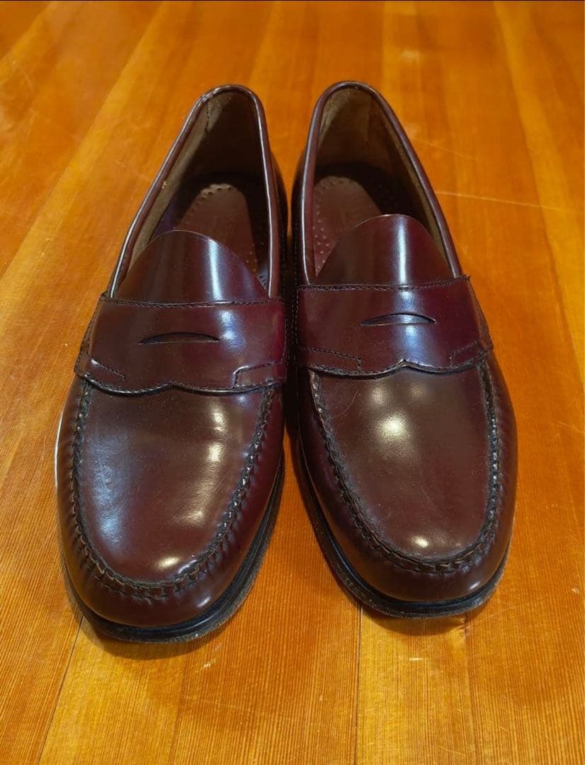 G.H.BASS WEEJUNS　ダークブラウン レザー ローファー