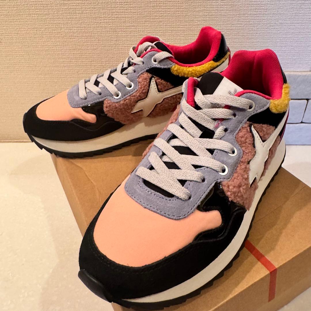 EU37 新品箱付き　W6YZ ウィズ YAK-W カラフル 厚底スニーカー