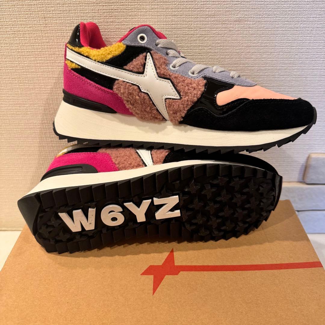 EU37 新品箱付き　W6YZ ウィズ YAK-W カラフル 厚底スニーカー