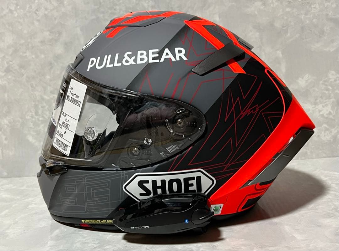 総額約15万円分✨SHOEI X-Fourteen B+COM SB6X 内装付