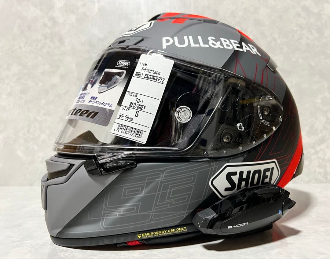 総額約15万円分✨SHOEI X-Fourteen B+COM SB6X 内装付