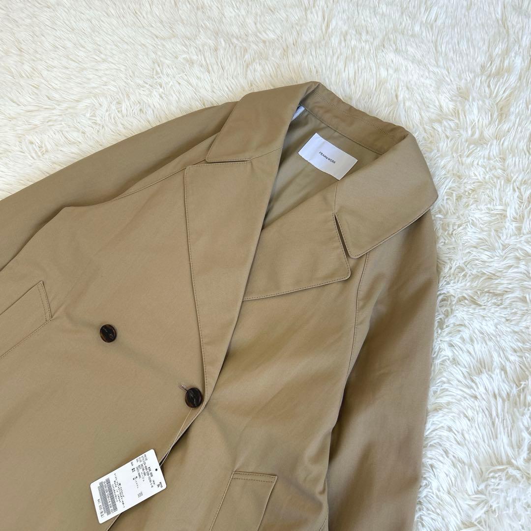 ✨タグ付き未使用✨完売色 フレームワーク コットンキャンバスコート 25SS