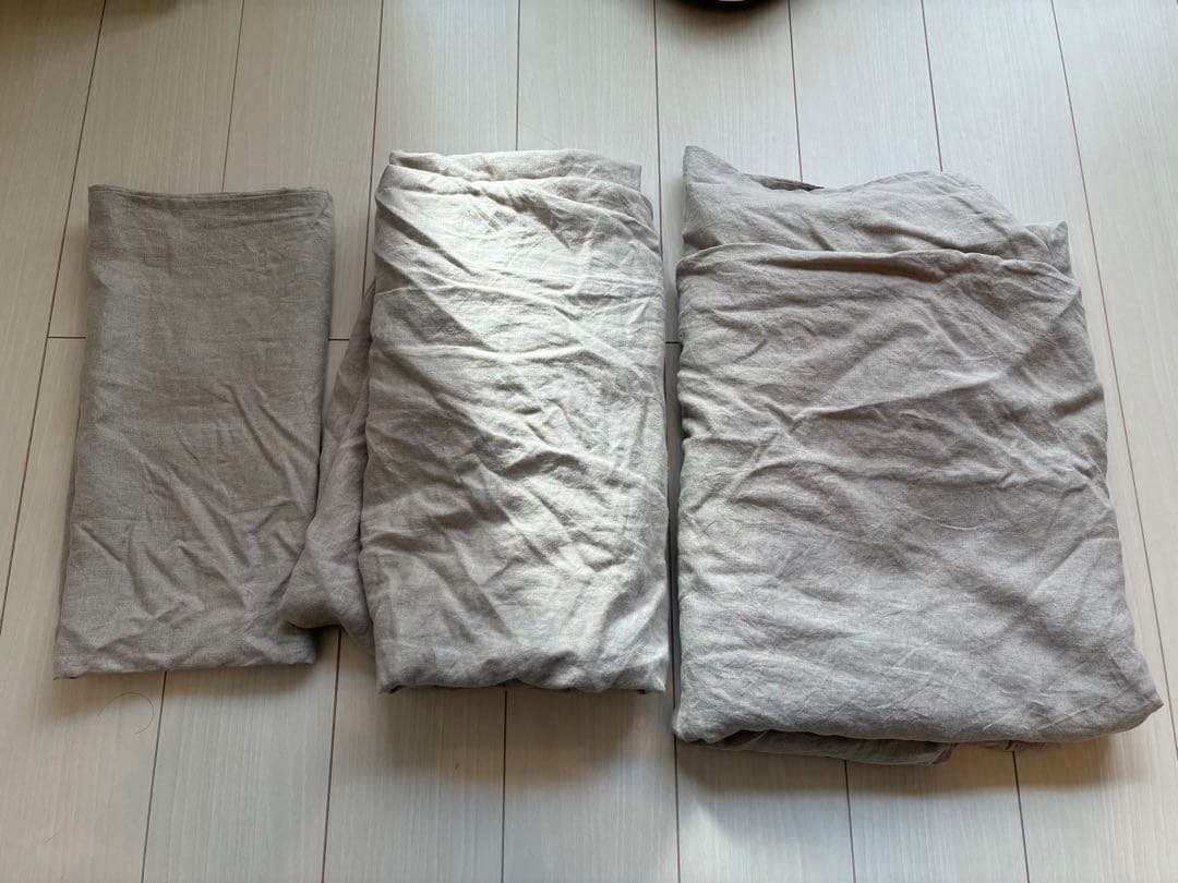 スリープテイラー　布団カバー 3点セット シングル 麻 リネン