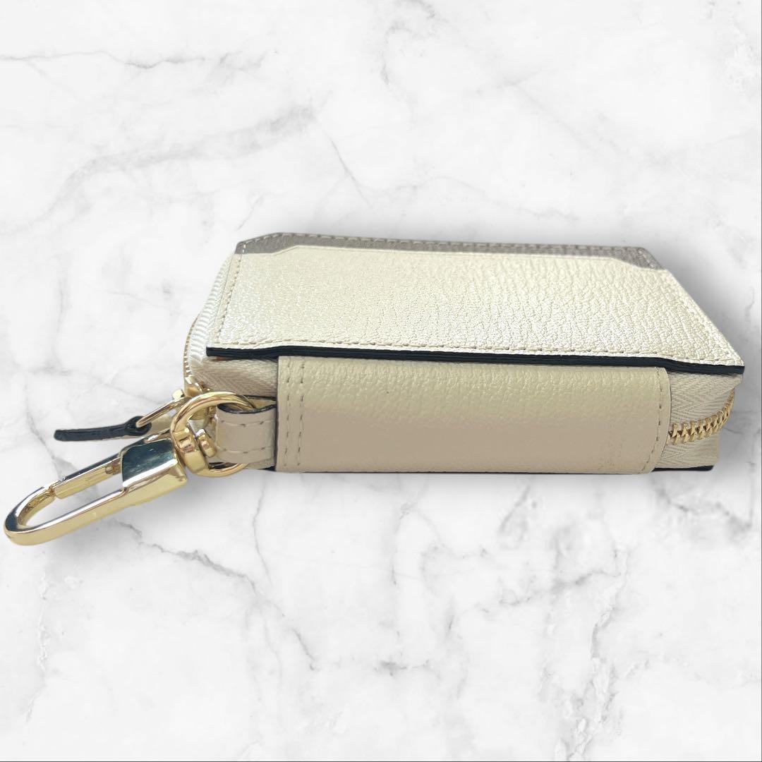 【未使用★現行品】ラコバレーノ スマートWキーケース オフホワイト