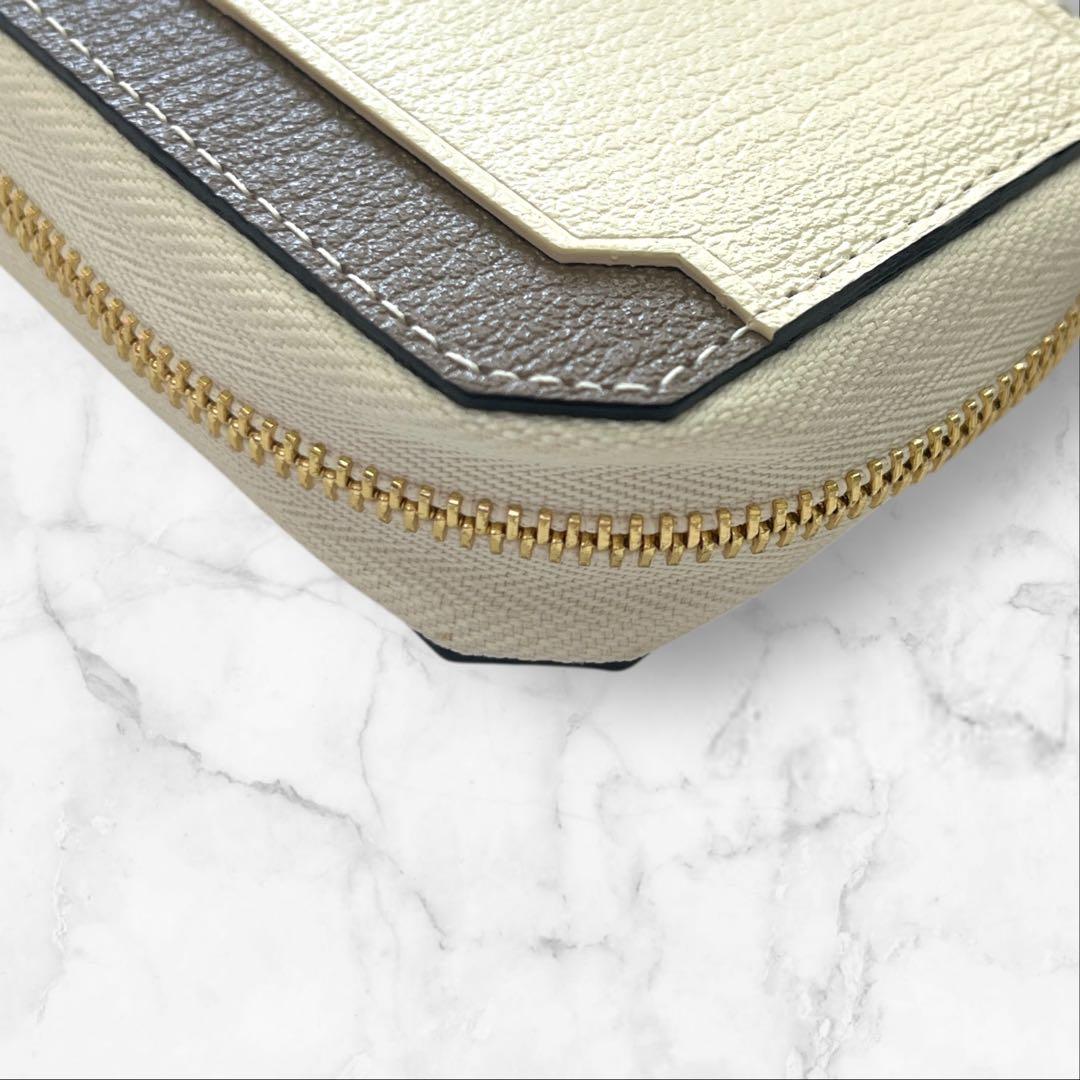 【未使用★現行品】ラコバレーノ スマートWキーケース オフホワイト