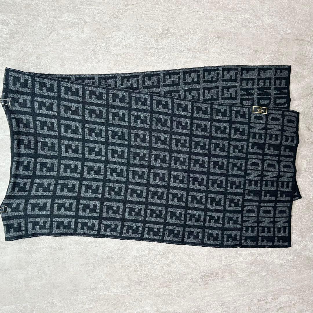 FENDI フェンディ ズッカ 総柄 マフラー