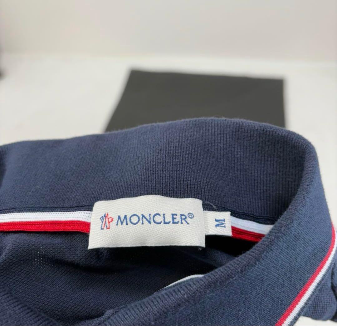 【10/19迄限定価格】MONCLER ネイビー ポロシャツ