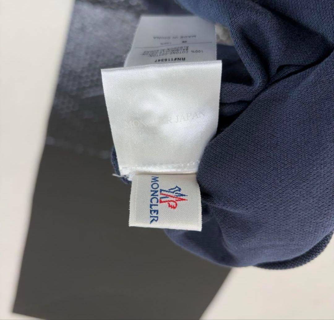 【10/19迄限定価格】MONCLER ネイビー ポロシャツ