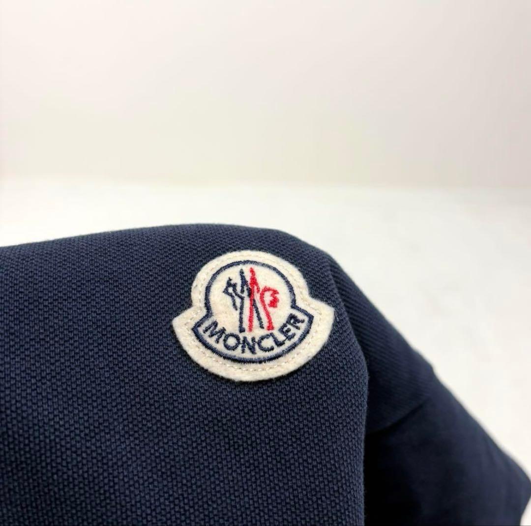 【10/19迄限定価格】MONCLER ネイビー ポロシャツ