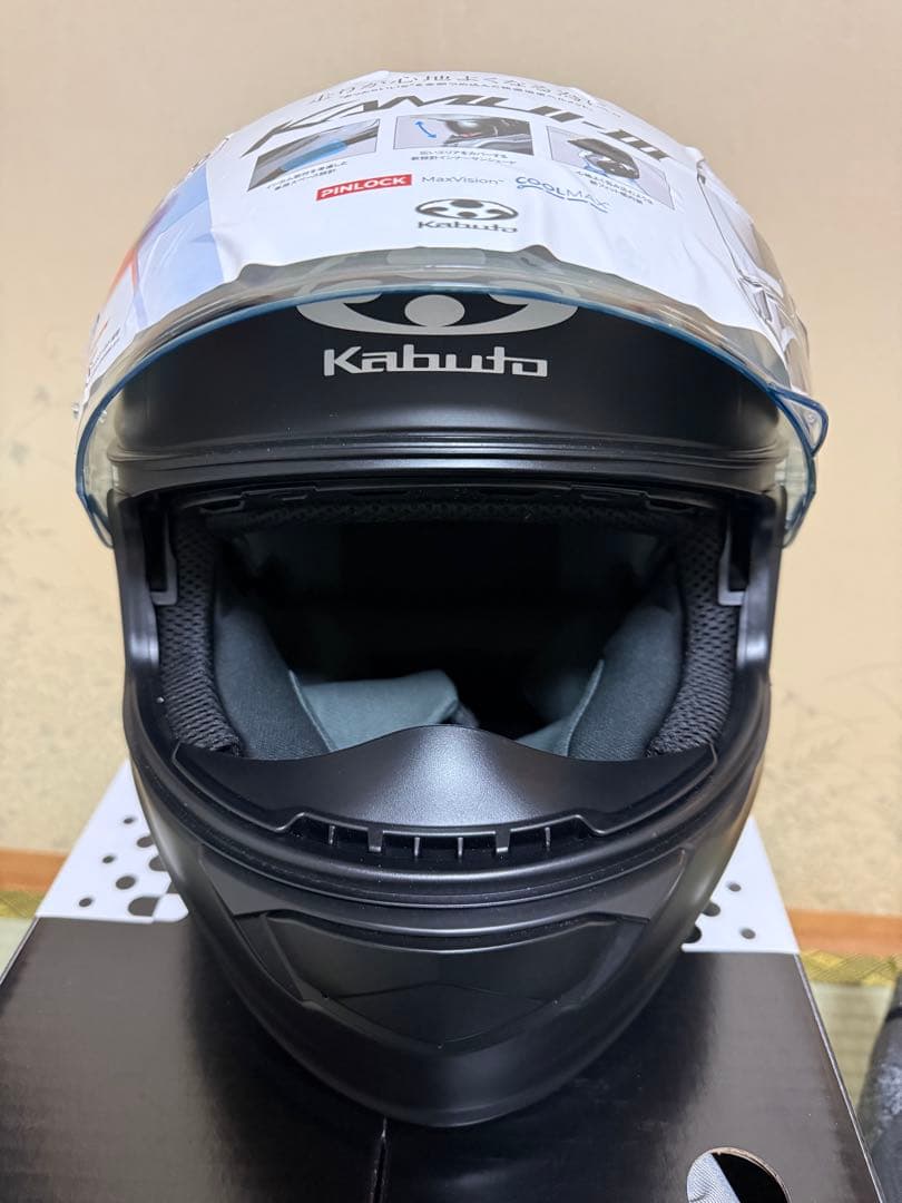 Kabuto KAMUI-III マットブラック フルフェイスヘルメットLサイズ