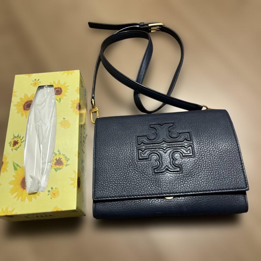 Tory Burch ネイビー ショルダーバッグ