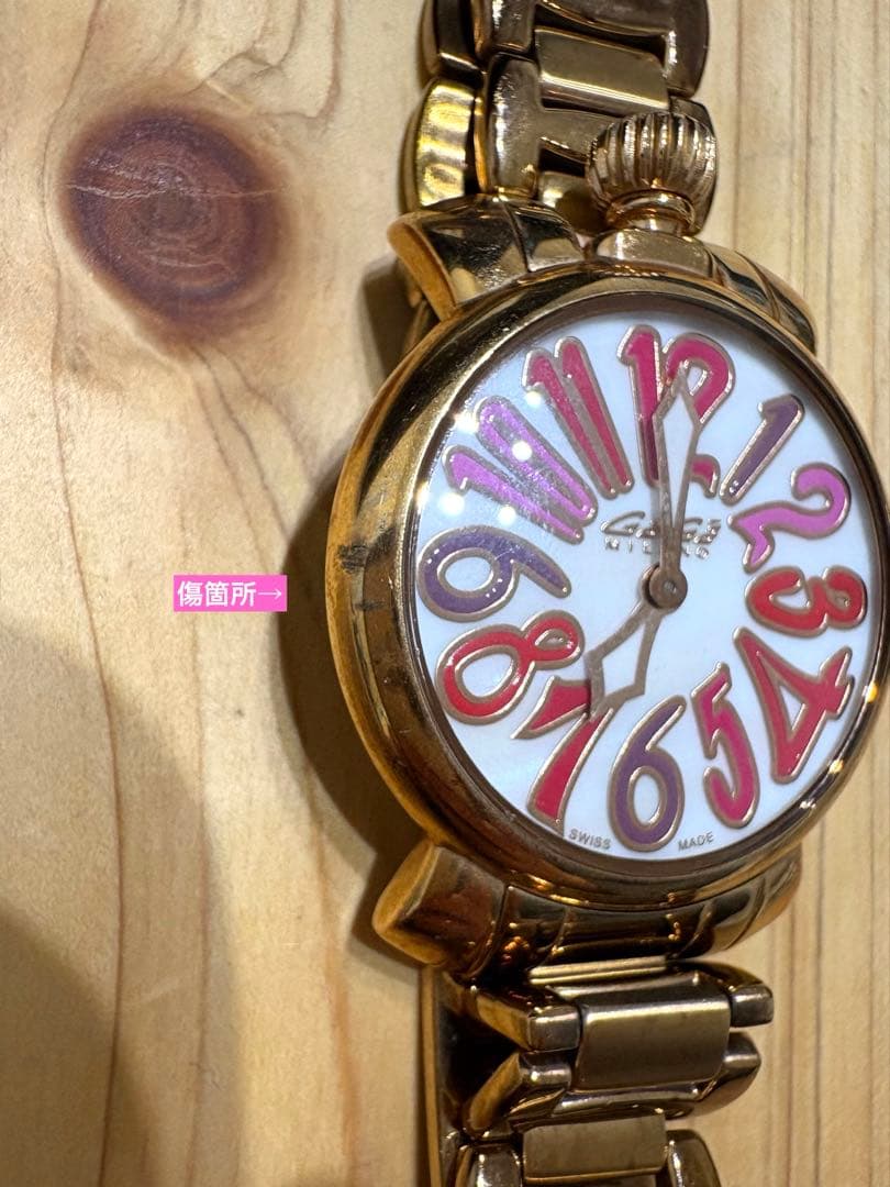 GaGa MILANO ガガミラノ 腕時計 ゴールド レディース クォーツ