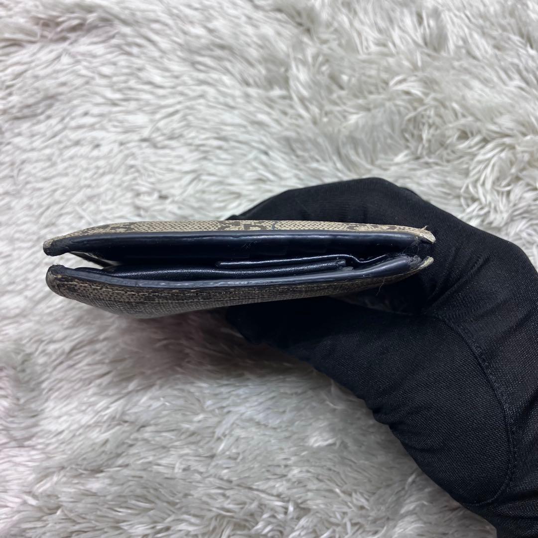 GUCCI キングスネーク GGスプリーム 二つ折り財布 GG柄 PVC ヘビ
