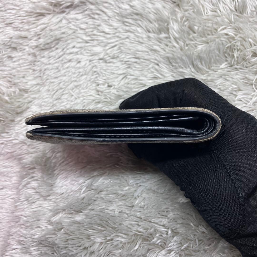GUCCI キングスネーク GGスプリーム 二つ折り財布 GG柄 PVC ヘビ
