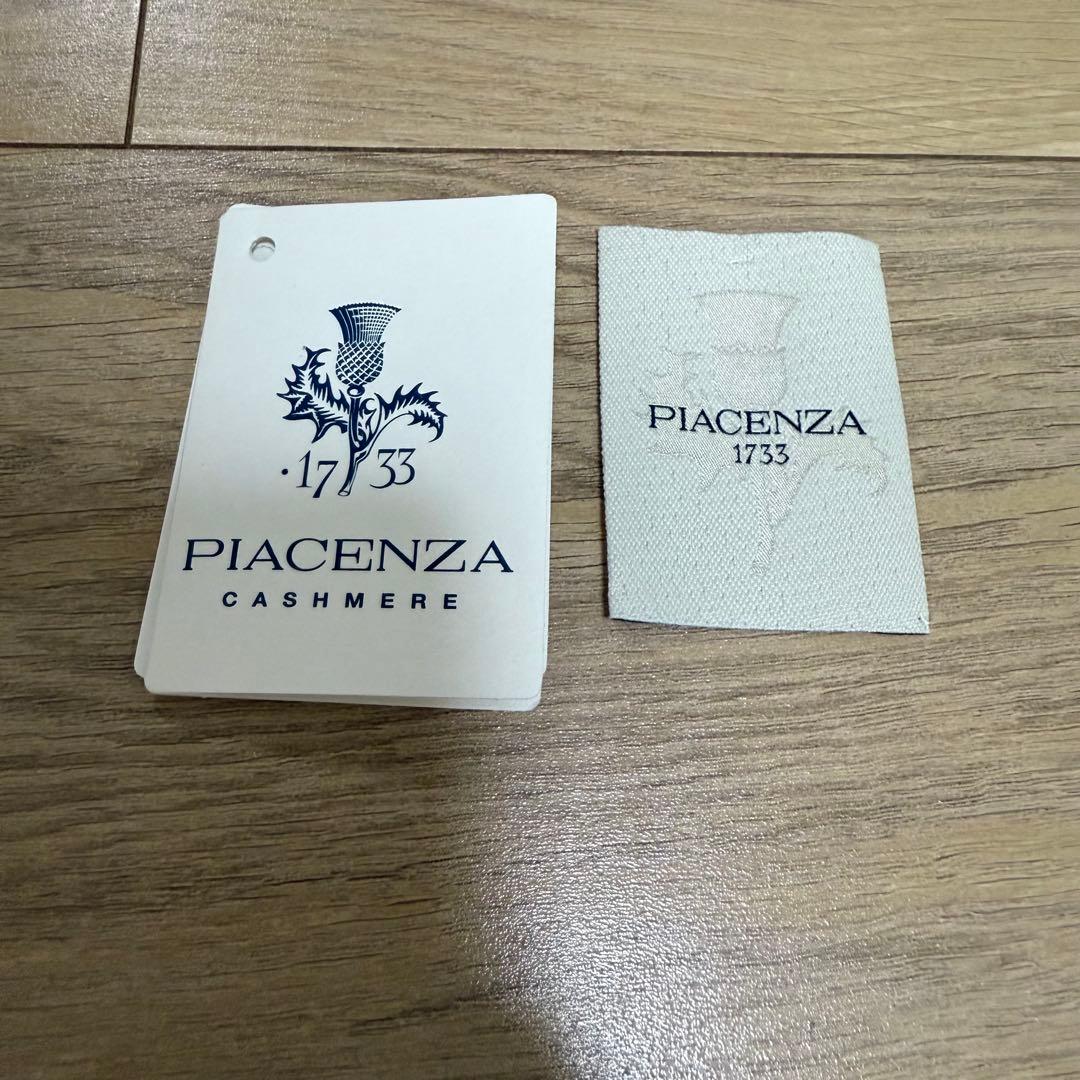 【未使用に近い】 PIACENZA ピアチェンツァ シルクカシミア マフラー