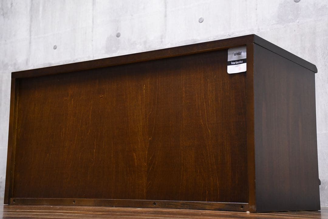 EGI64 カリモク コロニアル 2段 ローチェスト 整理タンス 引き出し