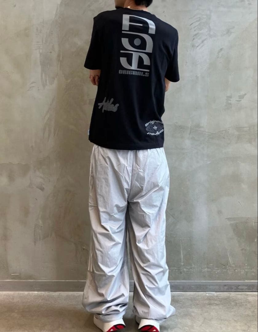 新品L】アディダス アディカラーチームガイスト　オーバーサイズ　トラックパンツ