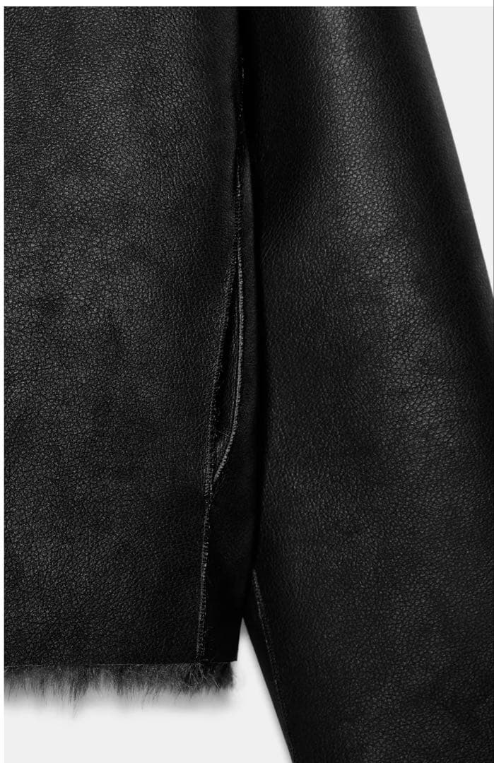 ZARA リバーシブル　ショートフェイクファーコート　S 新品