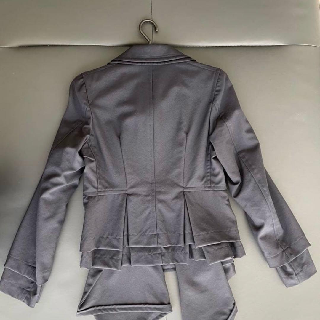 コムデギャルソン　ネイビー　変形テーラードジャケット
