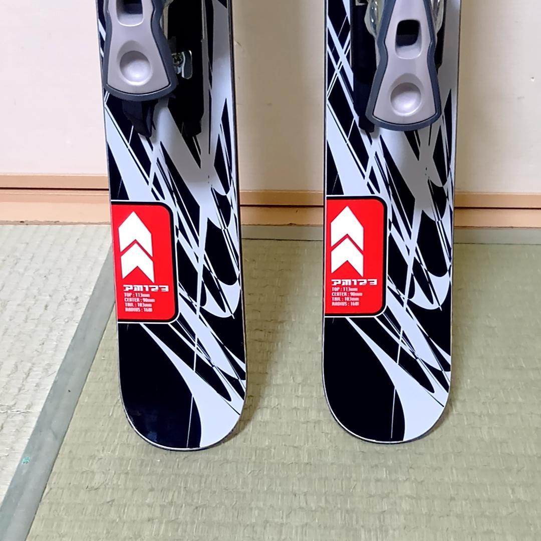 KASTLE ケスレ　ショートスキー　PM123　調整ビンディング　サロモン