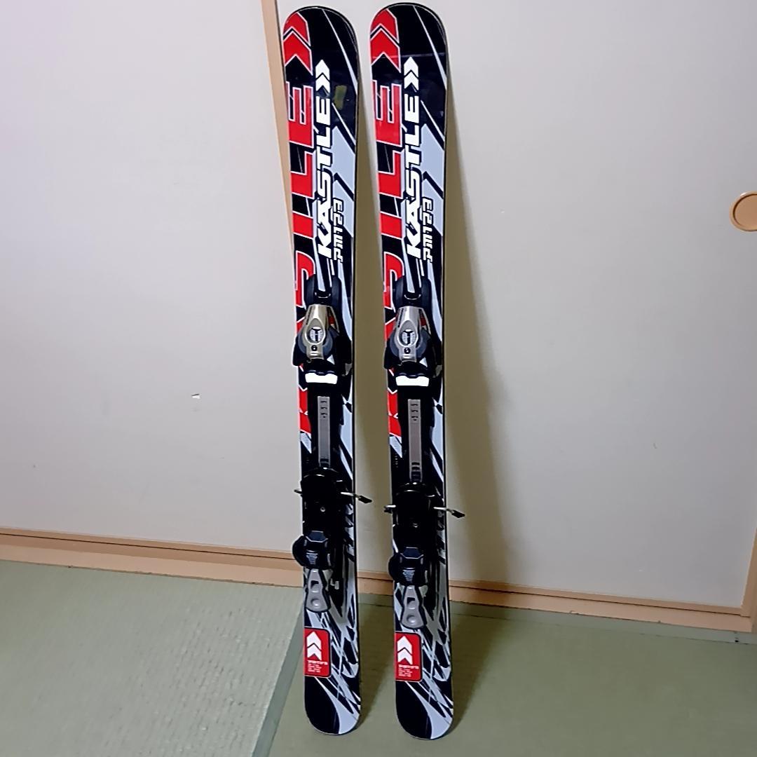 KASTLE ケスレ　ショートスキー　PM123　調整ビンディング　サロモン