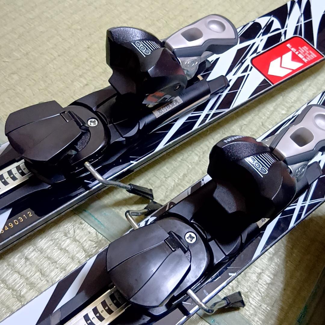 KASTLE ケスレ　ショートスキー　PM123　調整ビンディング　サロモン