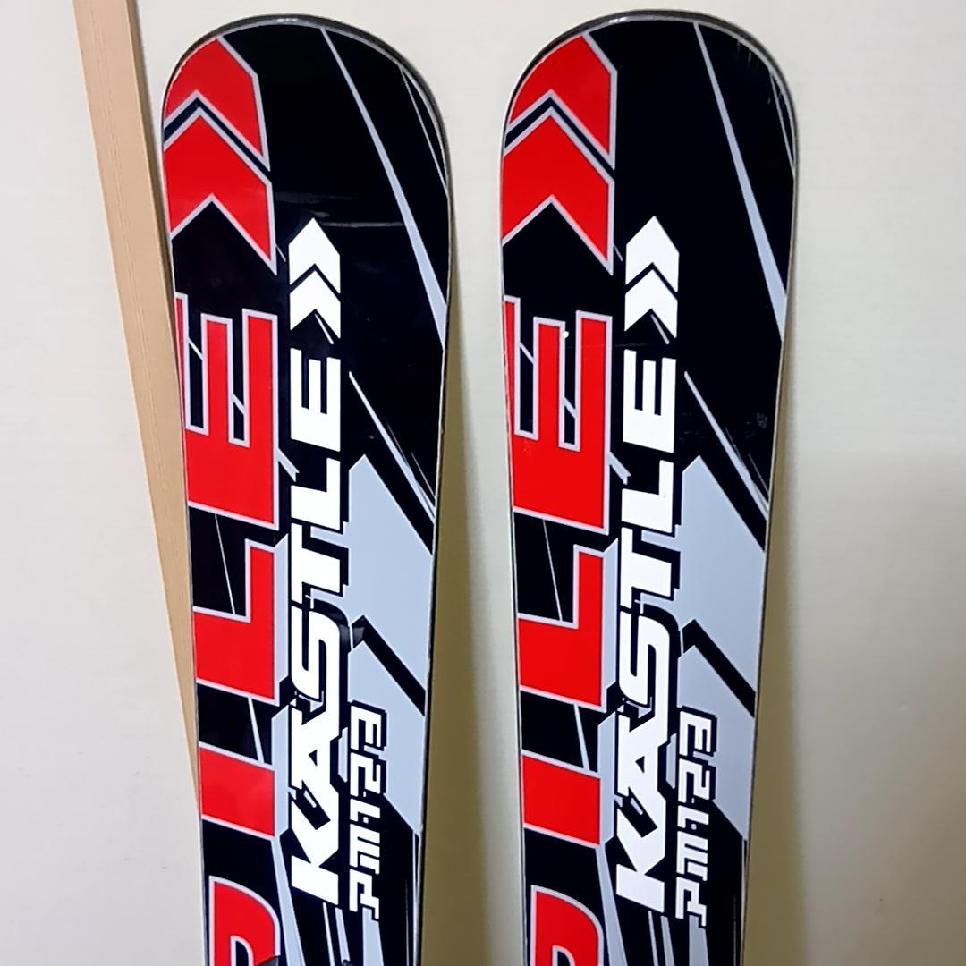 KASTLE ケスレ　ショートスキー　PM123　調整ビンディング　サロモン