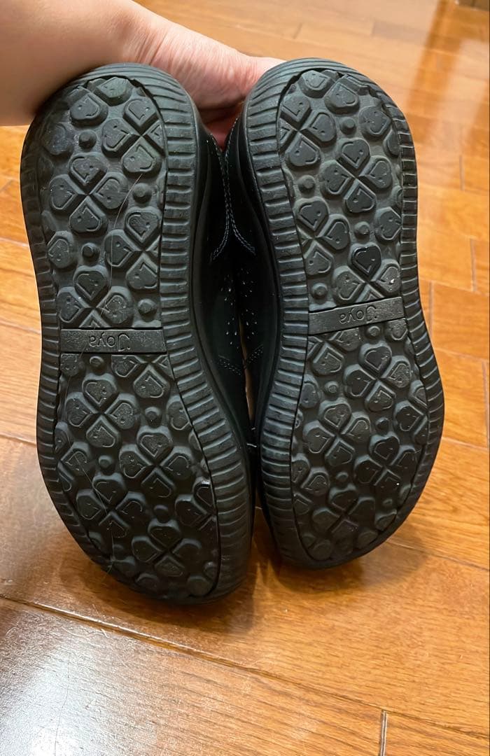 お値下げ☆Joyaジョーヤサイドジップ付きレザー コンフォートシューズ23.5