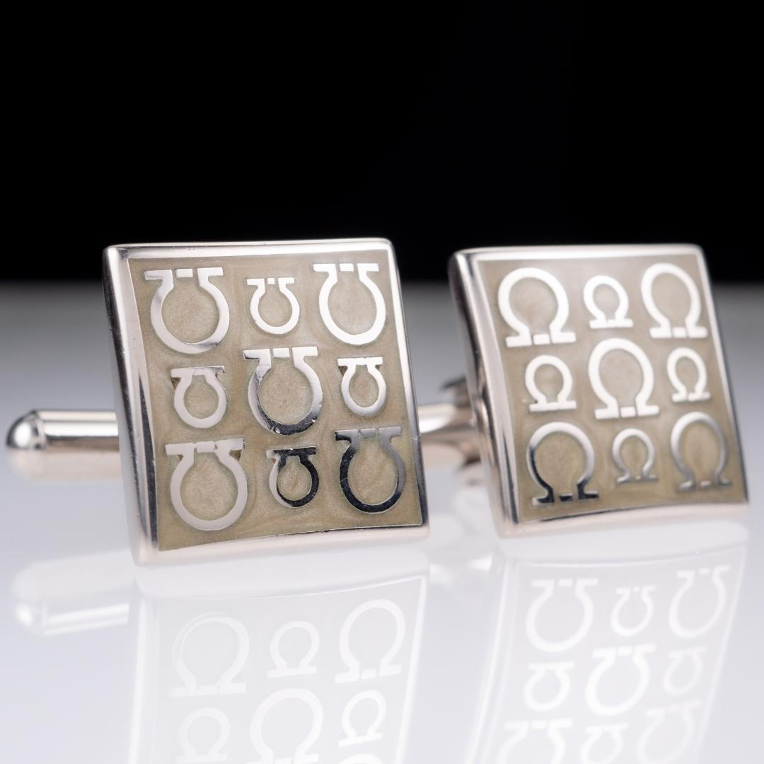 80's ビンテージ フェラガモ ガンチーニ カフスボタン FERRAGAMO