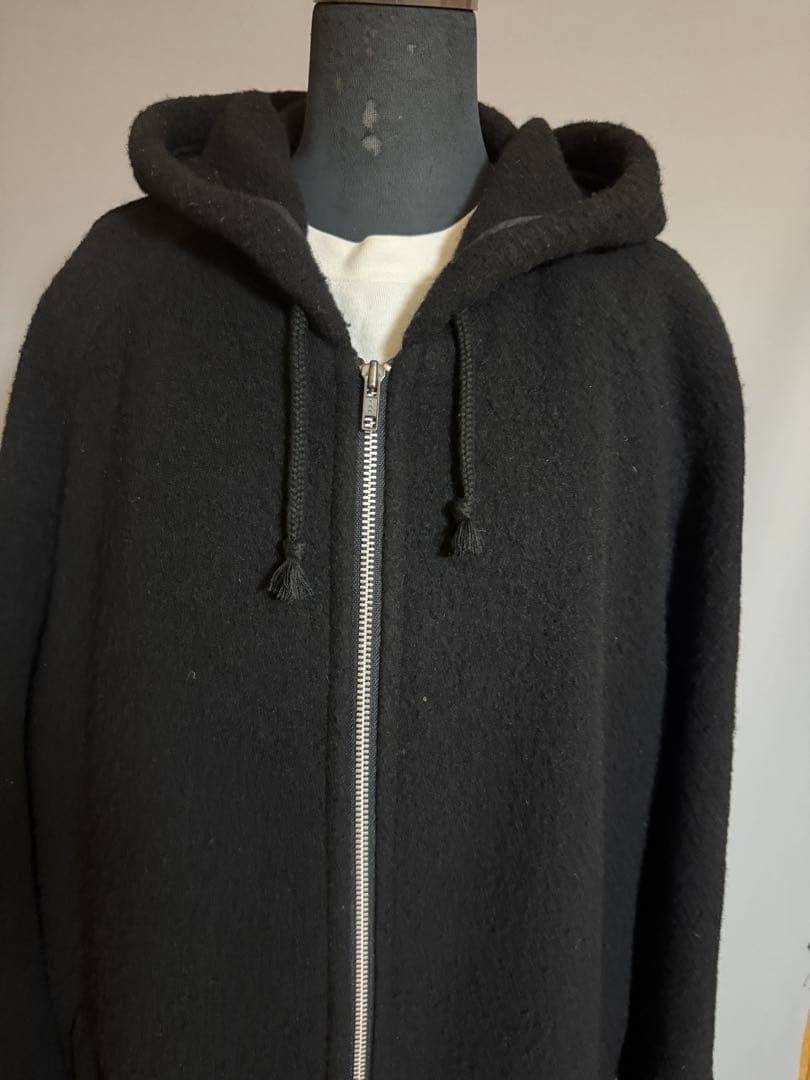 コムデギャルソン オムフード付きロングコート　ヴィンテージ