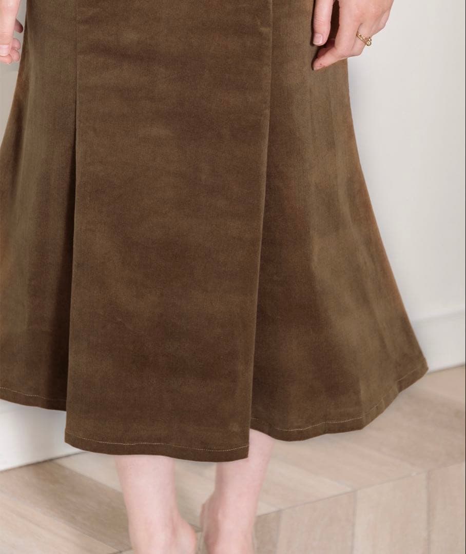 完売色キャメル LEJA　花柄ボレロマーメイドワンピース　Sサイズ