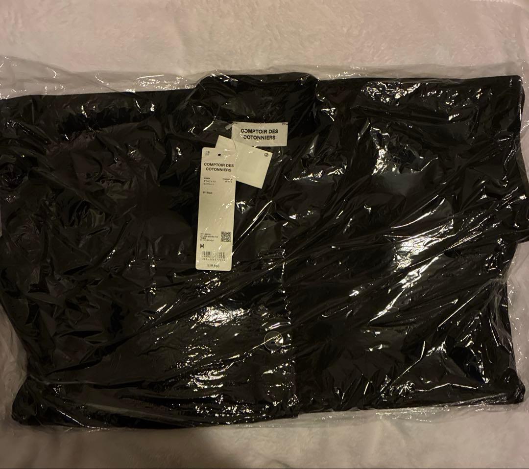 ユニクロ　コントワー・デ・コトニエ　 ダブルフェイスロングコート　黒　Mサイズ