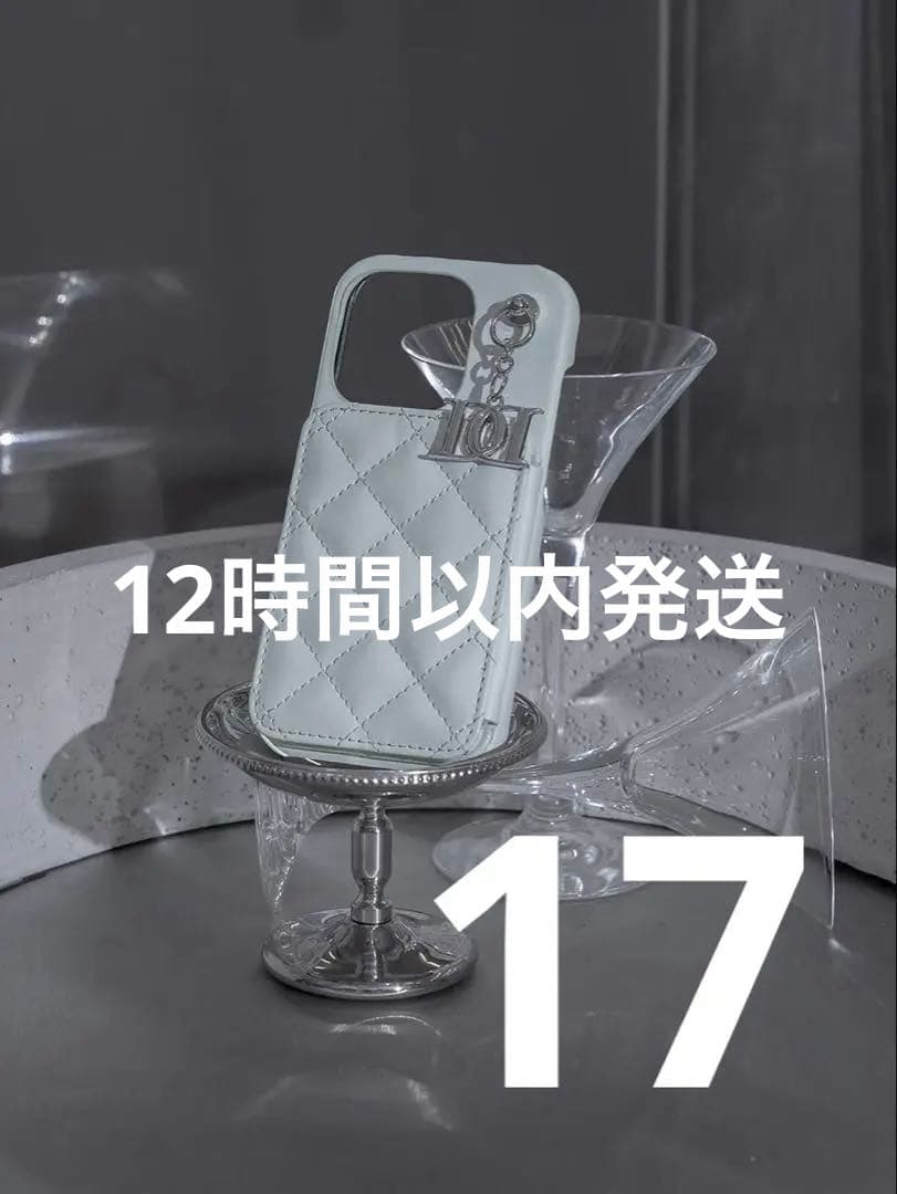 Darich ダーリッチ キルティングミラーDDチャームiPhoneケース 17