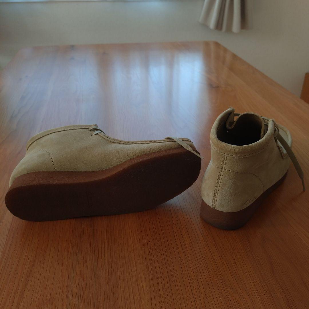 【さん】【美品】clarks クラークス ワラビーブーツ2