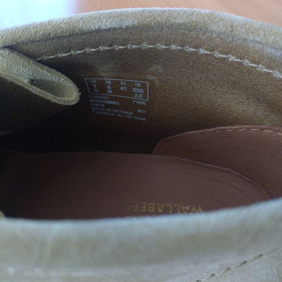 【さん】【美品】clarks クラークス ワラビーブーツ2