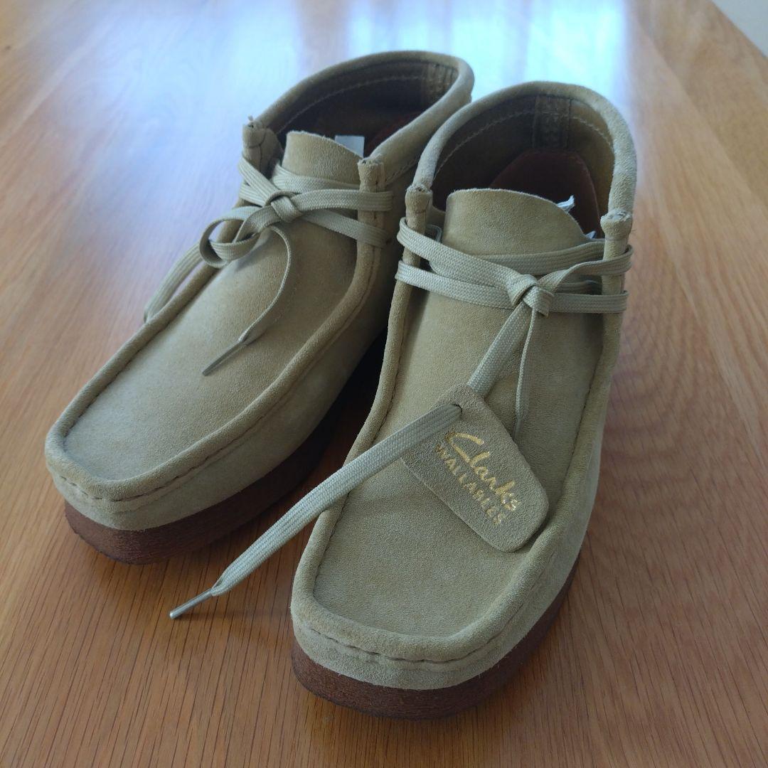 【さん】【美品】clarks クラークス ワラビーブーツ2