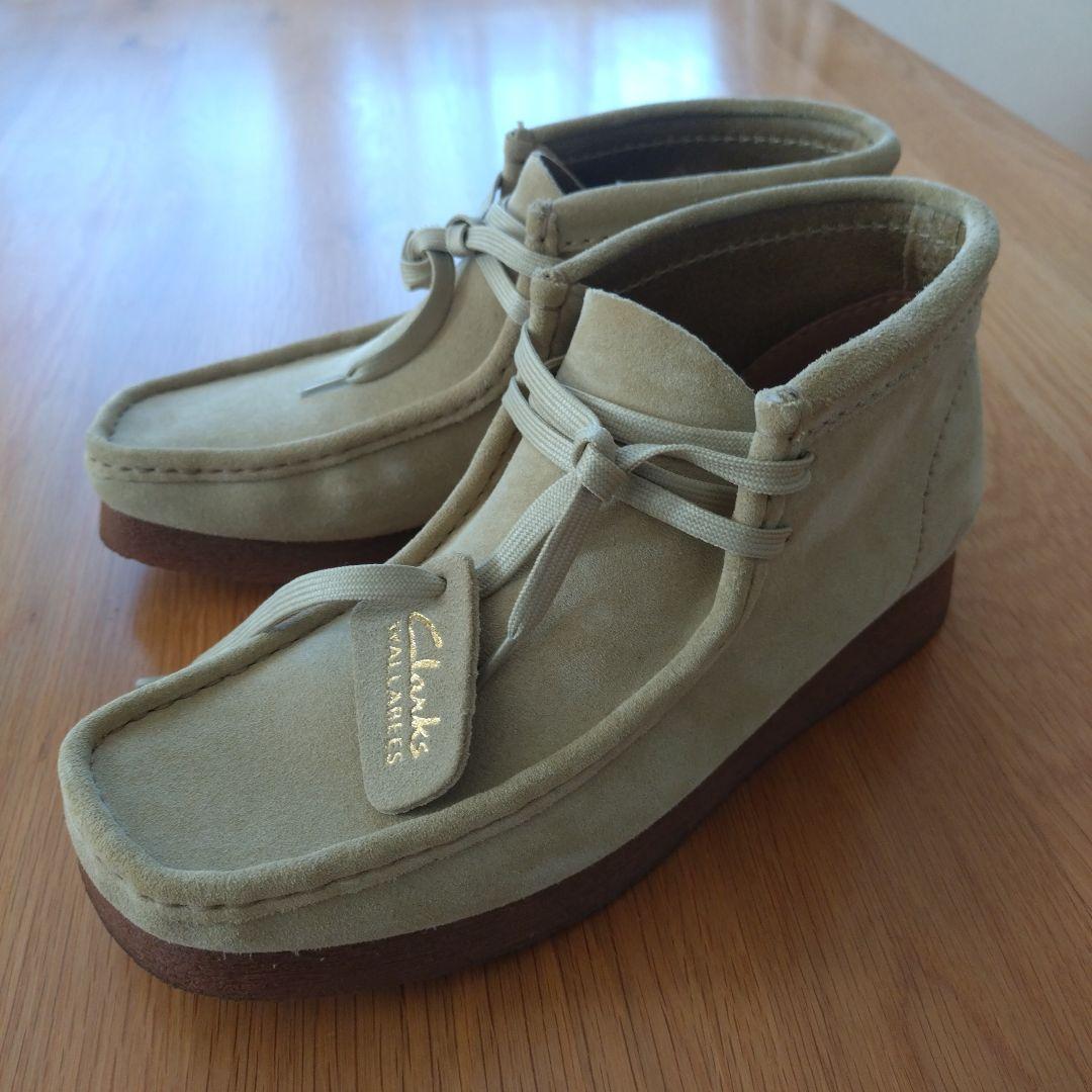 【さん】【美品】clarks クラークス ワラビーブーツ2