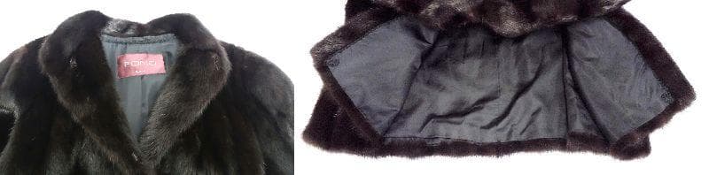 MOONBAT　FOND　MINK　ミンク　毛皮　ハーフコート　ダークブラウン