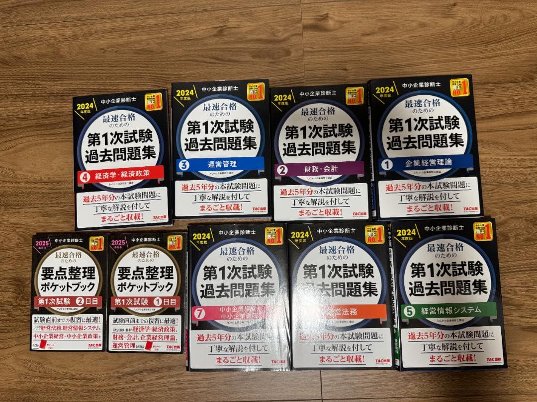 中小企業診断士 スピードテキスト・問題集・一次試験過去問集・その他セット