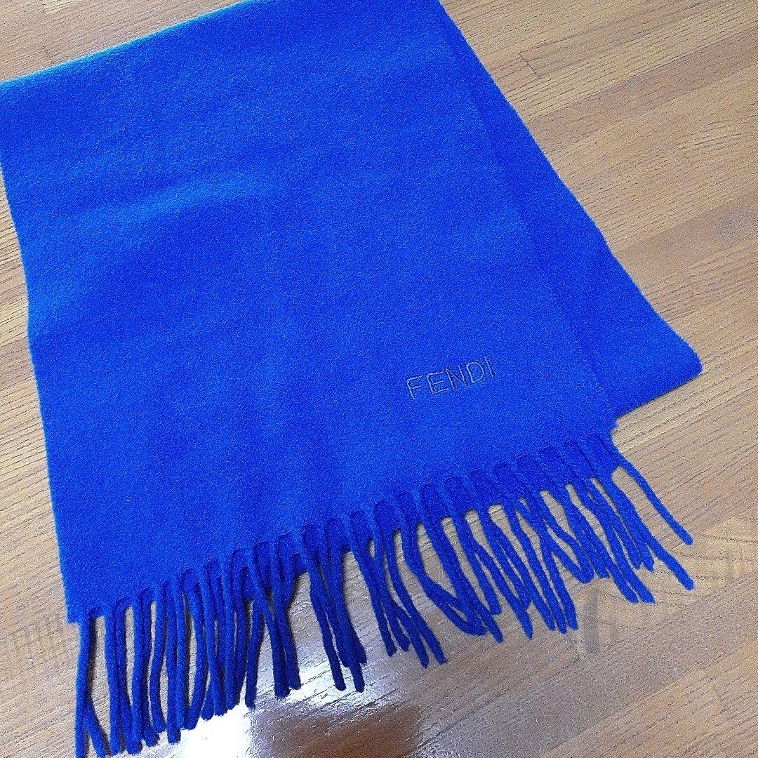 FENDIフェンディカシミヤ混ウールマフラー