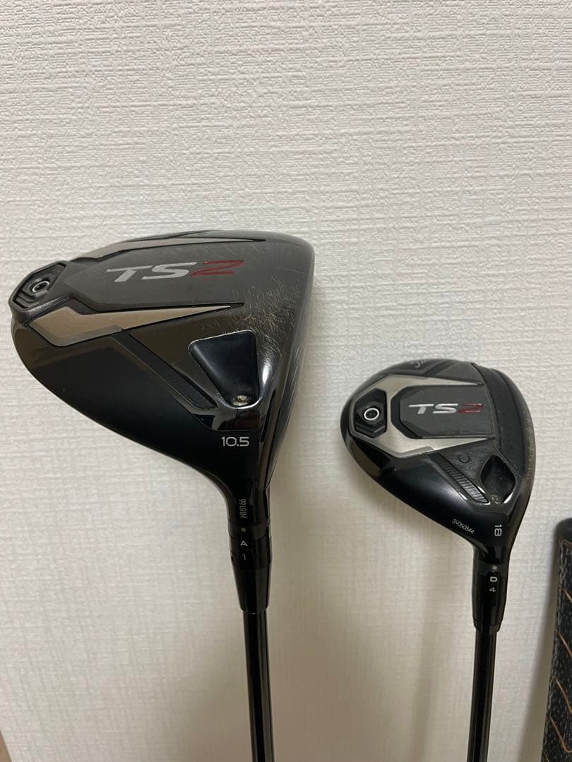 Titleist TS2 ドライバー 10.5度　フェアウェイウッド18度