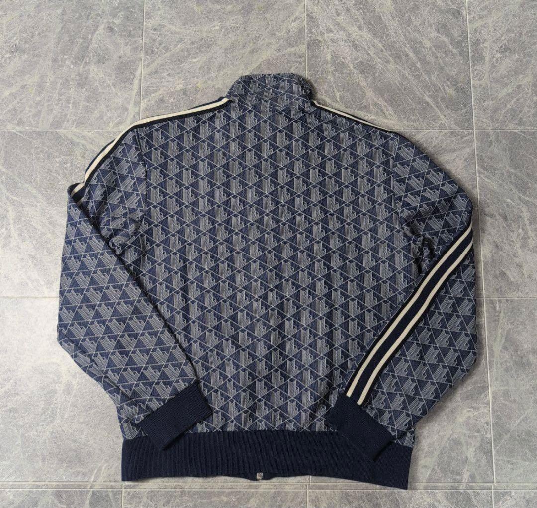 LACOSTE モノグラムジャカードトラックジャケット L