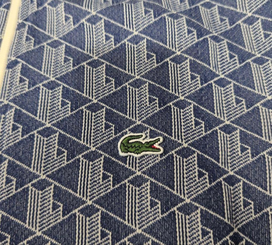 LACOSTE モノグラムジャカードトラックジャケット L