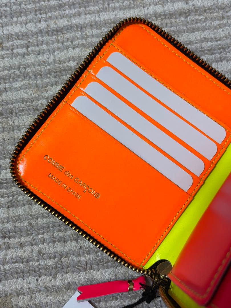 コムデギャルソン イエロー二つ折り財布 SA2100SF