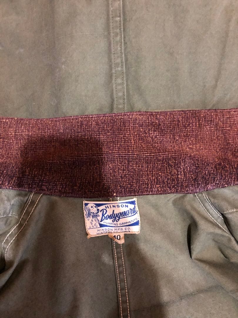 希少　ヒンソン HINSON Bodyguard ハンティングジャケット 40
