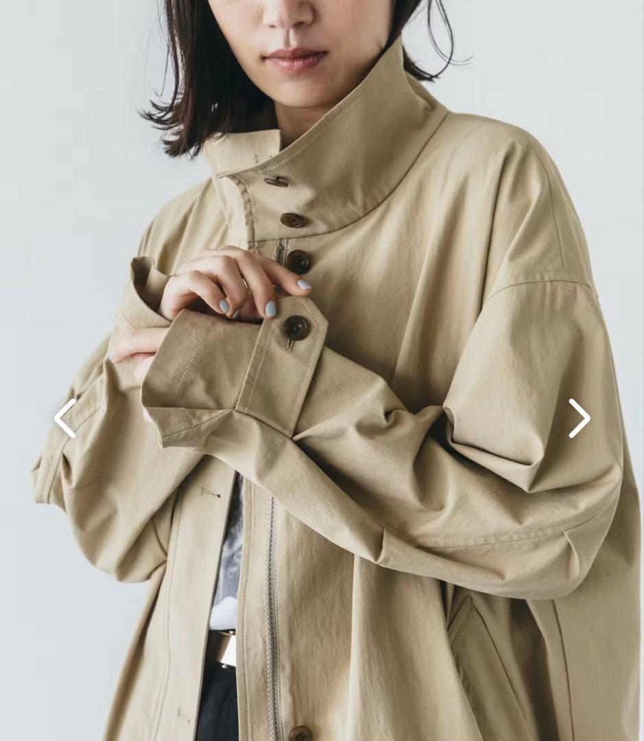 中綿ベスト付きのかろやかミドル丈アウター（北欧、暮らしの道具店）