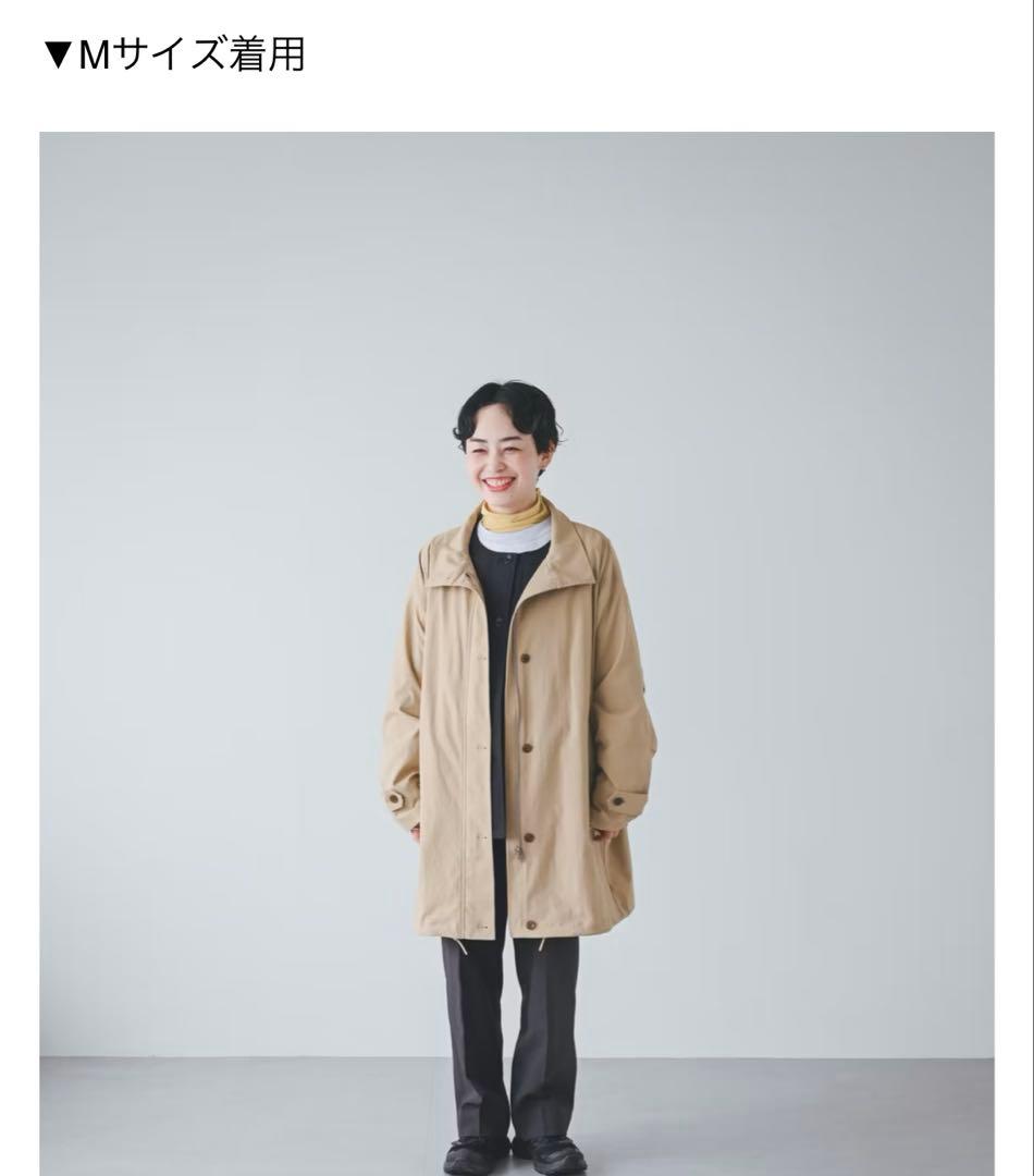 中綿ベスト付きのかろやかミドル丈アウター（北欧、暮らしの道具店）